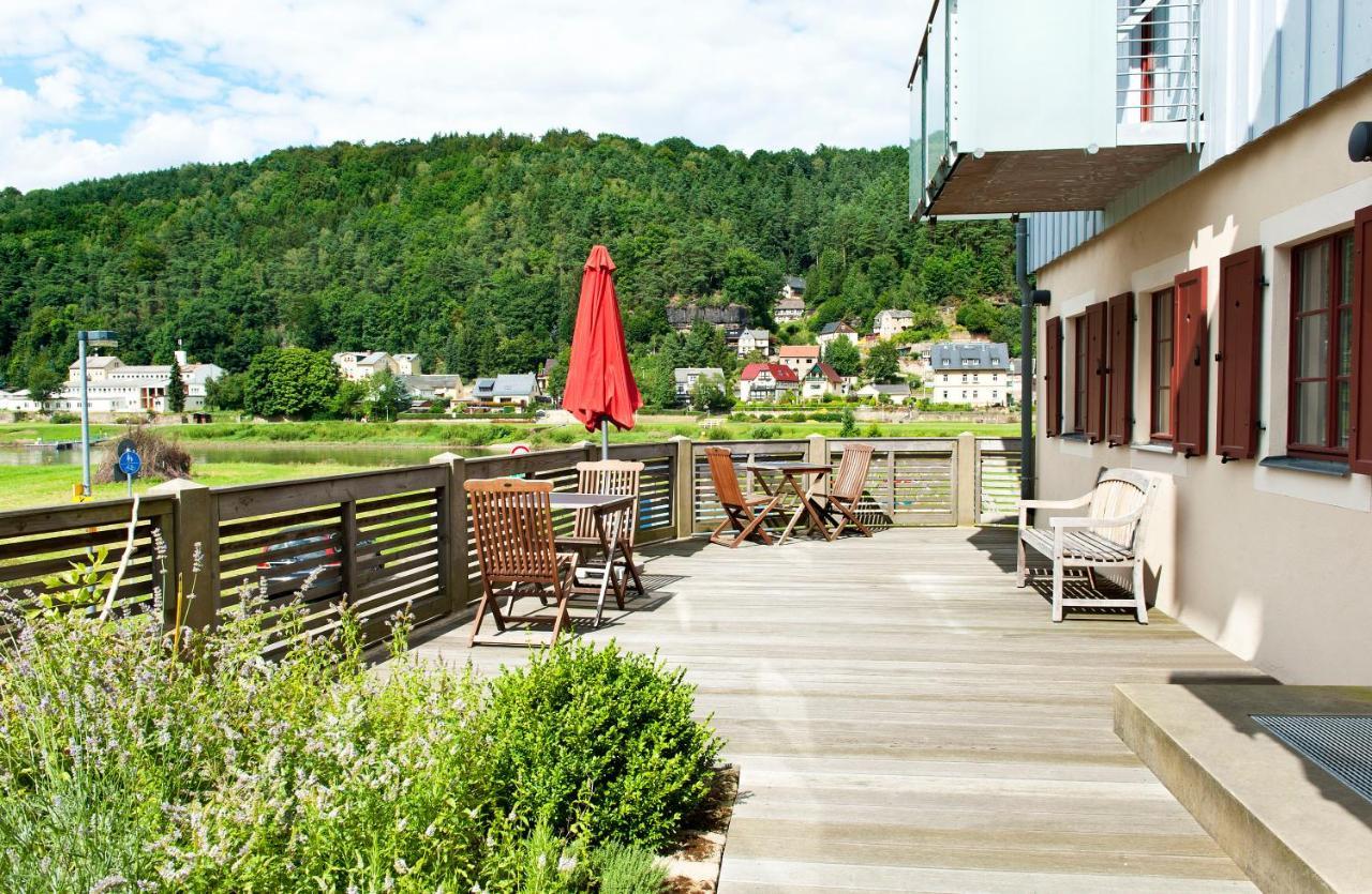 Faehrmannhaus Aparthotel Bad Schandau Buitenkant foto